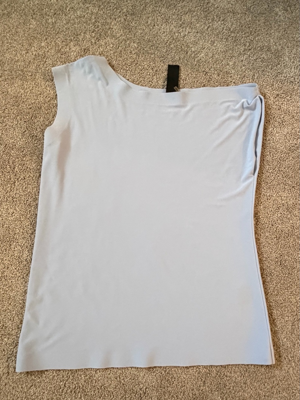 Norma Kamali x Revolve Drop Shoulder Top size Small light blue